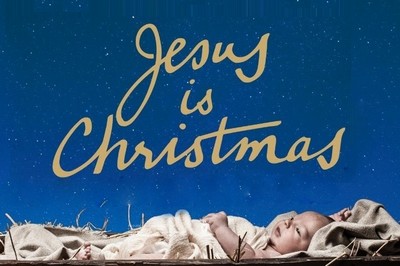 Jesus is Christmas stamp